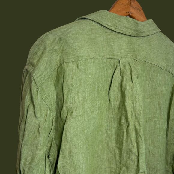 Banana Republic Standard Fit Linen Button Down Shirt - Picture 8 of 8